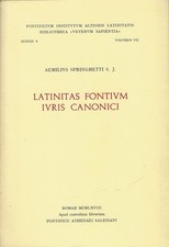 Springhetti em..latinitas font usato  Italia