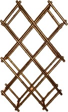 Vintage Pier 1 Rack de Vinho Tom Dourado Raro 10 Garrafas Montadas ou Tampo de Mesa 21”x12” comprar usado  Enviando para Brazil