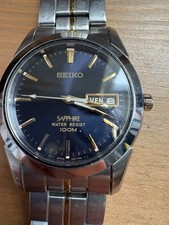 Mens seiko sapphire for sale  WOLVERHAMPTON