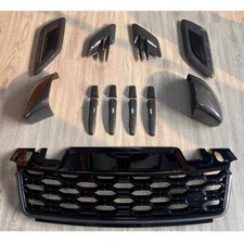 Grelha frontal estilo fibra de carbono + kits de carroceria acabamento para Range Rover Sport 2018-2022, usado comprar usado  Enviando para Brazil
