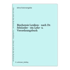 Biochemie lexikon schüssler gebraucht kaufen  Buttenwiesen