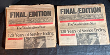 Newspaper washington star for sale  Bowie