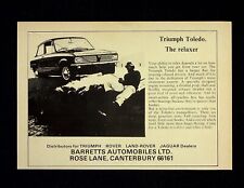 Triumph toledo vintage for sale  ASHFORD