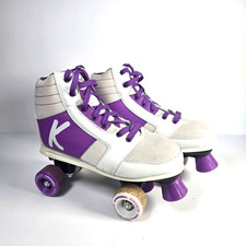 Patins Kingdom GB Candy quadriciclos roxos tamanho 8 - Ótimo estado comprar usado  Enviando para Brazil