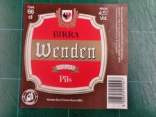 Etichetta birra wenden usato  Soliera