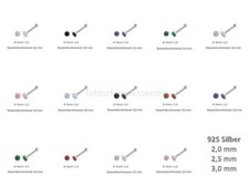 Nasenpiercing 925 silber gebraucht kaufen  Ennepetal