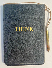 Antigo bloco de notas 1950 IBM Think notebook bolso notebook com lápis comprar usado  Enviando para Brazil