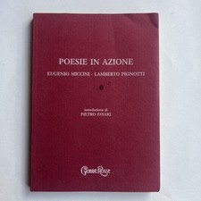 Poesie azione miccini usato  Roma