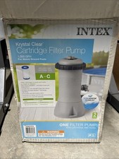 Bomba de filtro cartucho Intex Krystal Clear para piscinas acima do solo, bomba de 1000 GPH comprar usado  Enviando para Brazil