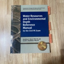 PPI Water Resources and Environmental Depth Reference Manual for the Civil PE E segunda mano  Embacar hacia Mexico