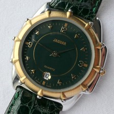 Jaguar Classic Coupe acessório de carro corrida britânica verde relógio de luxo fabricado na Suíça comprar usado  Enviando para Brazil