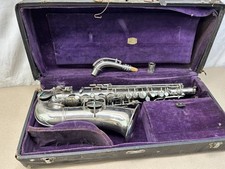Saxofone alto C G Conn niquelado furos de tom laminado micro pescoço comprar usado  Enviando para Brazil