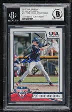 BAS 2019 Panini EUA estrelas de beisebol e listras Pete Crow-Armstrong BGS autêntico, usado comprar usado  Enviando para Brazil