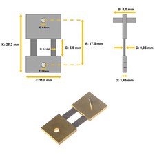 Ressort pendule horloge d'occasion  Expédié en France
