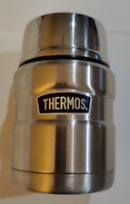 Tarro de comida caliente o fría aislado al vacío de acero inoxidable THERMOS con cuchara 16 oz. segunda mano  Embacar hacia Argentina