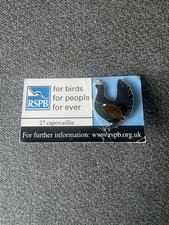 Rspb pin capercaillie for sale  ST. NEOTS