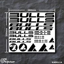 Bulls sticker schwarz gebraucht kaufen  Boizenburg/ Elbe