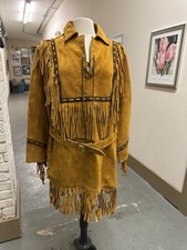 Vtg 70s suede for sale  Holland