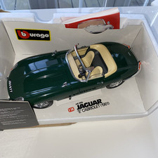 Burago jaguar cabriolet for sale  HARROW