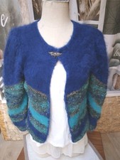 Magnifique cardigan angora d'occasion  Argelès-Gazost