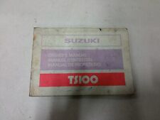 Suzuki 100 owners for sale  SOUTHAMPTON