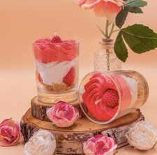 Bougie gourmande fraise d'occasion  Nice-