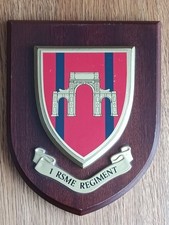 Rsme regiment plaque for sale  YORK