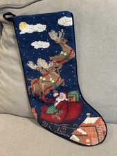 Vintage needlepoint christmas for sale  Willowbrook