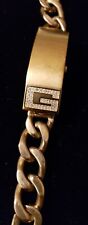 RARO! Relógio pulseira ouro feminino GUESS RHINESTONE G LOCKET logotipo corrente DECLARAÇÃO  comprar usado  Enviando para Brazil