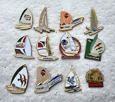 LOT DE 12 PIN'S TRIMARAN CATAMARAN (1 SIGNE STARPIN'S ET 1 DEMONS ET MERVEILLLES segunda mano  Embacar hacia Argentina