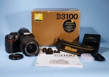Usado, Câmera Digital DSLR Nikon D3100 DSLR 14.2MP 18-55mm GII DX* 1938 Contagem do Obturador comprar usado  Enviando para Brazil