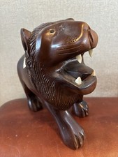 Vintage carved lion for sale  LITTLEHAMPTON