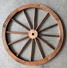 Decoração rústica de roda de carroça de madeira 32 polegadas estilo vintage fazenda ocidental cabine casa comprar usado  Enviando para Brazil