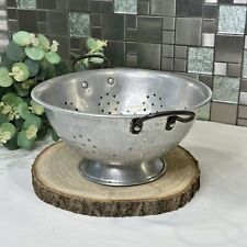 Colador de aluminio vintage con asas remachadas - Utensilios de cocina años 60 segunda mano  Embacar hacia Mexico