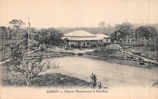 Cpa gabon maison d'occasion  Rioz