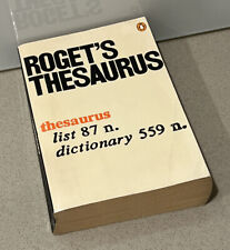 Roget's Thesaurus of Synonyms & Antonyms - Exames de estudo escolar vintage em brochura comprar usado  Enviando para Brazil