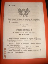 Regio decreto 1867 usato  Italia