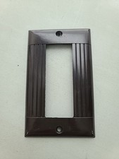 Sierraplex Biplex Triplex Vintage Tomada Placa de Tampa de Parede Sierra Brown, usado comprar usado  Enviando para Brazil