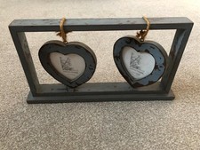 Double heart photo for sale  THETFORD