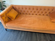 Burnt orange chesterfield for sale  DONCASTER