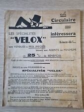 Catalogue spécialités velox d'occasion  Paris XV