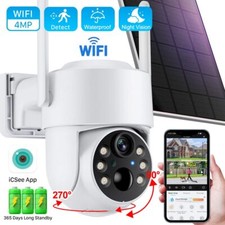 Câmera de segurança iCSee 7800mAh energia solar WiFi 4MP PIR movimento PTZ AI Night CAM, usado comprar usado  Enviando para Brazil