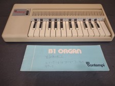 Antigo órgão elétrico Bontempi B1 com instrumento manual de teclado musical testado funciona comprar usado  Enviando para Brazil