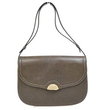 Bolsa de mão GUCCI logotipo antiga Gucci couro marrom GHW Itália 30KA845 comprar usado  Enviando para Brazil