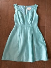 Usado, Vestido Kate Spade Tiffany azul mistura de seda novo sem etiquetas tamanho 0 comprar usado  Enviando para Brazil