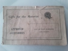 Gifts motorist brochure for sale  WELLINGBOROUGH
