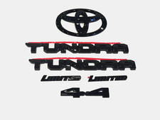 NOVO EMBLEMA BLACKOUT BRILHANTE TUNDRA LIMITED 4x4 sobreposições ajuste 2022-2025 tundra comprar usado  Enviando para Brazil