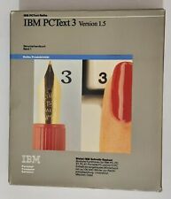 IBM PCText 3 wersja 1.5 (dyskietki 5,25" z instrukcjami w 2 oryginalnych butach na sprzedaż  PL