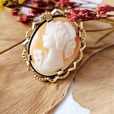 Broche camée vintage d'occasion  Le Luc