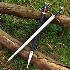 Espada escocesa Claymore feita à mão, espada medieval, espada viking pronta para batalha presente comprar usado  Enviando para Brazil